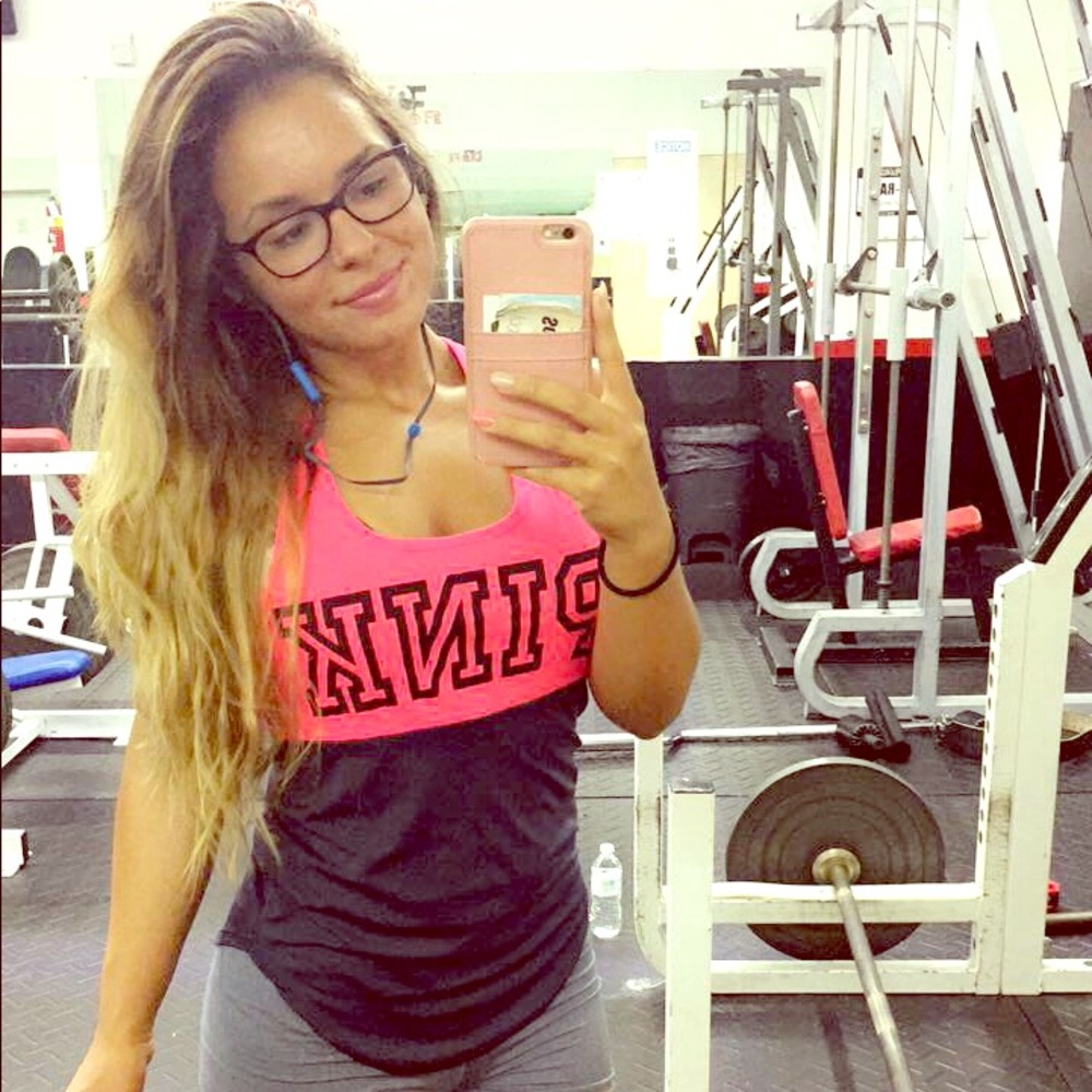 Pink Gym Shirt.